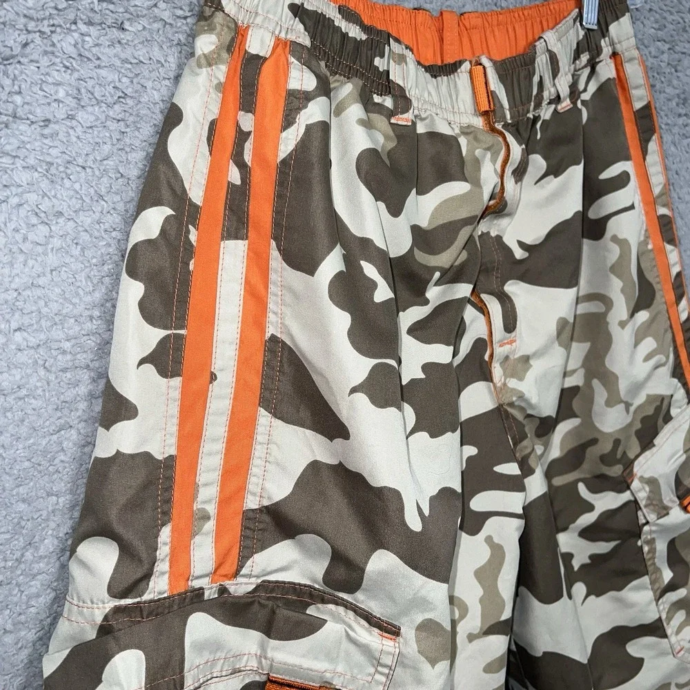 A.P. Co‎ Shorts Mens Sz L Orange Desert Camouflage Camo Reversible Cargo Stretch